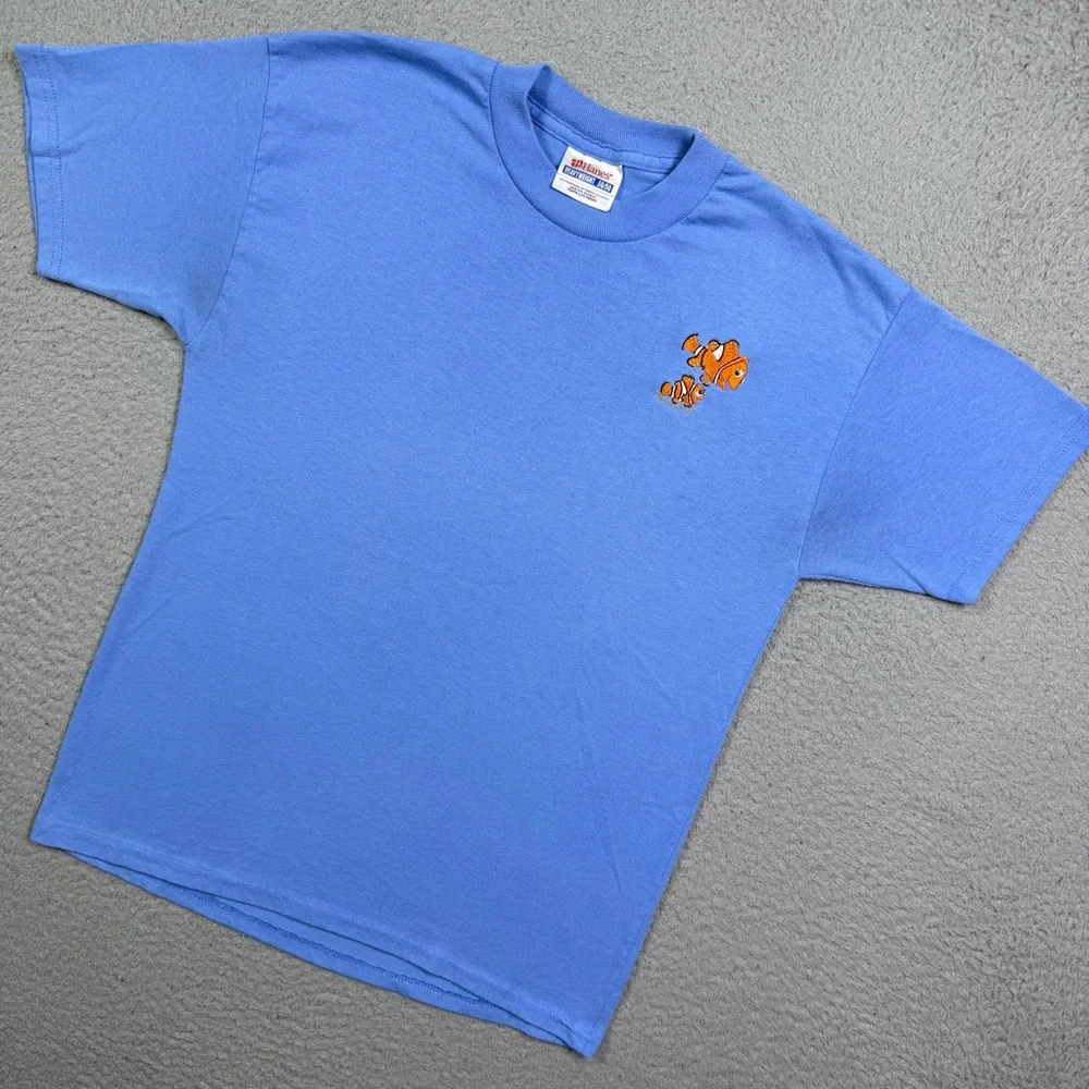 Kids Vintage y2k embroidered fish T-shirt‎